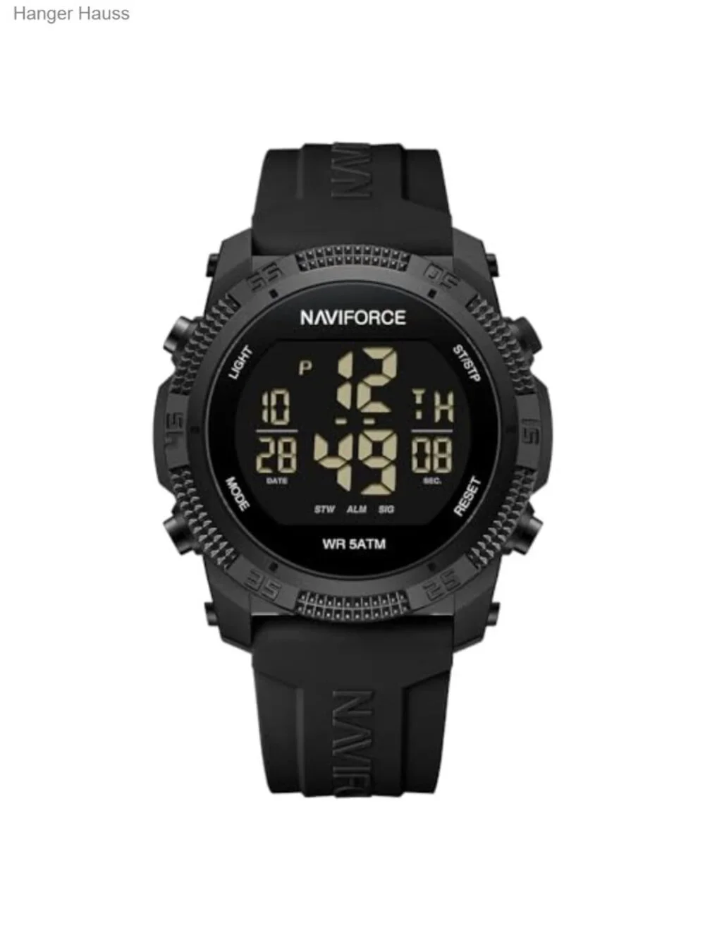 NAVIFORCE Men Women Sports Digital Watch Quartz Waterproof Stopwatch Alarm